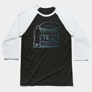 Alien invasion Baseball T-Shirt